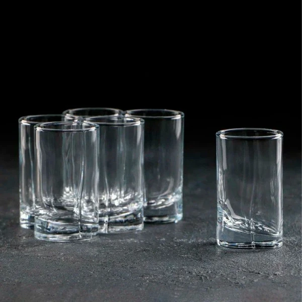 Стопки для ликера набор 6шт 60мл стекло ЛУНА (12)