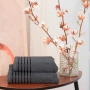 Полотенце махровое 30*50см Бриз серо-коричневый ВЫВОД