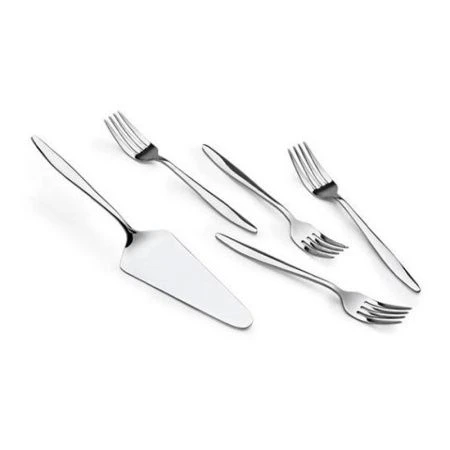 Набор столовых приборов 5пр (лопатка для торта, вилка для торта 4шт) нерж.сталь Lungo LNG-05 (4)