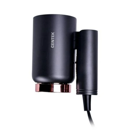 Фен складной пластик Centek CT-2202 серый 1600Вт, 3 скорости, 2 t° режима (24)