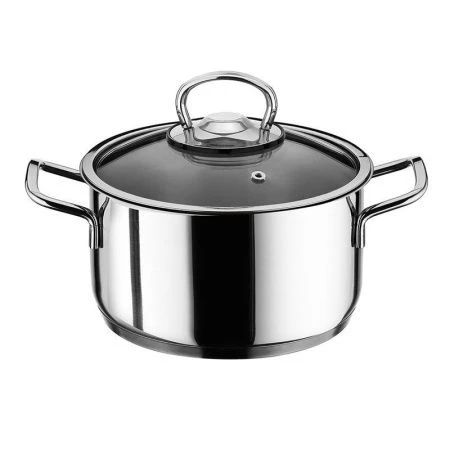 Кастрюля 9,2л нерж.сталь МАРТА со стекл.крышкой 30см арт.100-30-0 (4)