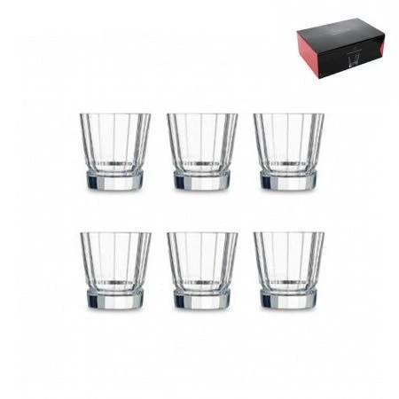 Стаканы набор 6шт 320мл Хрусталь МАКАССАР низкие Q4337 (4)