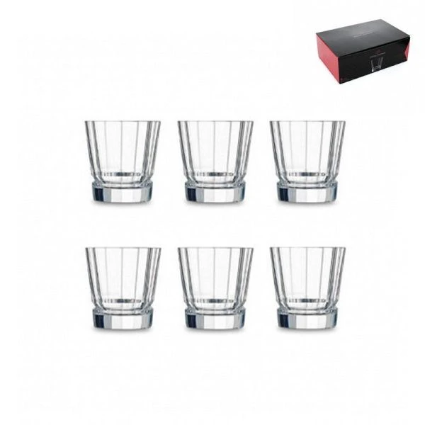 Стаканы набор 6шт 320мл Хрусталь МАКАССАР низкие Q4337 (4)