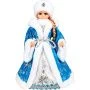 Внучка деда мороза в голубой шубе, с мелодией, 40 см Т-6821