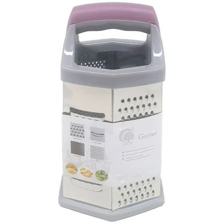 Терка 6 гранная металл/пластик 20*13*11см  8" (72)