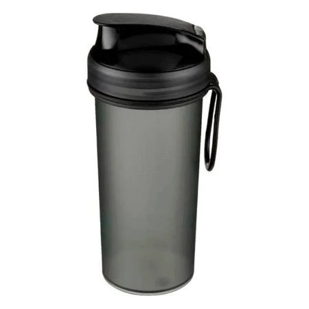 Стакан  для холодных напитков 400мл 79*72*168мм пластик с петлей черный (12)