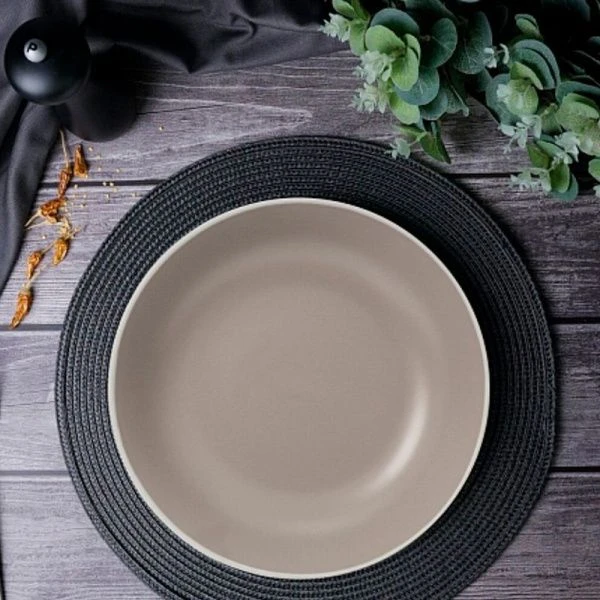 Тарелка глубокая 20,5см керамика SCANDY CAPPUCCINO суповая TDP542 (6/24)