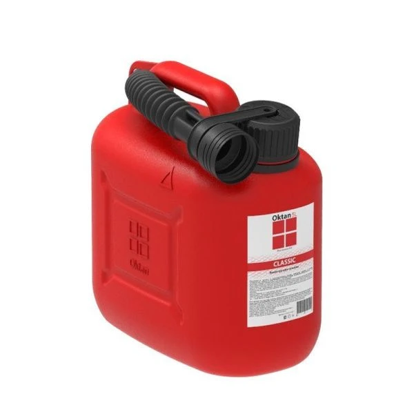 Канистра 5л полиэтилен КЛАССИК Oktan ГСМ красный (12)