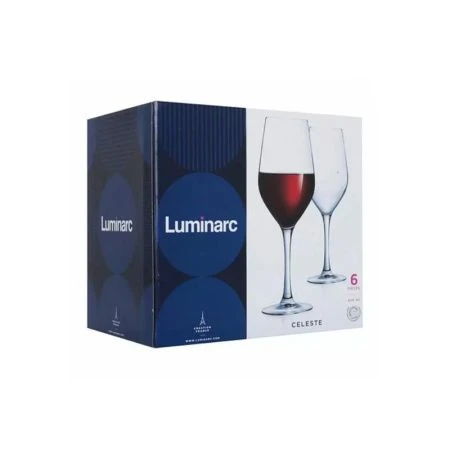 Бокалы для вина набор 6шт 450мл стекло СЕЛЕСТ L5832/0 (2)