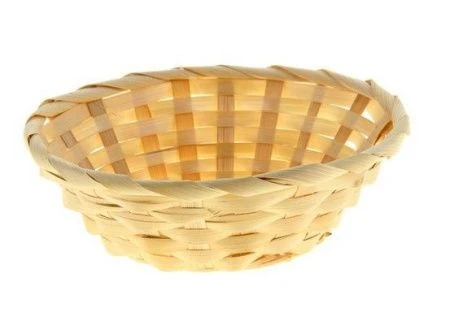 яяяКорзинка плетеная 20*20*7,5см круглая 827869