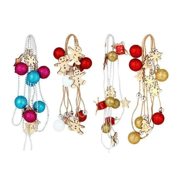 Украшение декоративное в виде буc пластик 1.8м 4 вида СНОУ БУМ