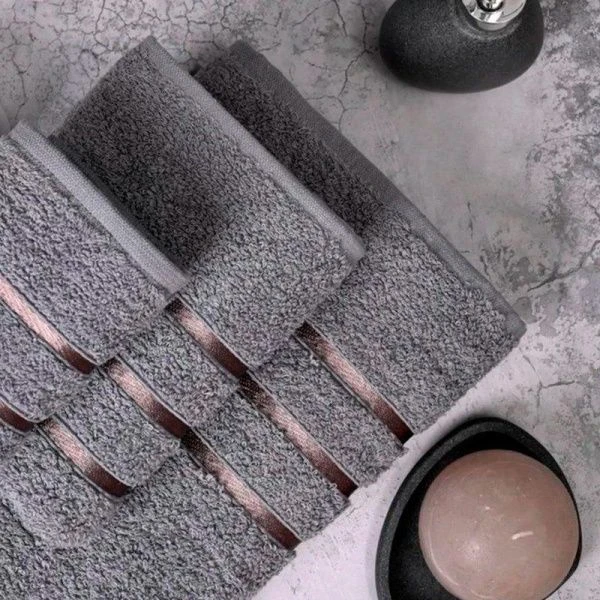 Полотенце махровое 50*80см SPA серый