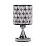 Лампа настольная с абажуром 26см металл/пластик G331 (24)