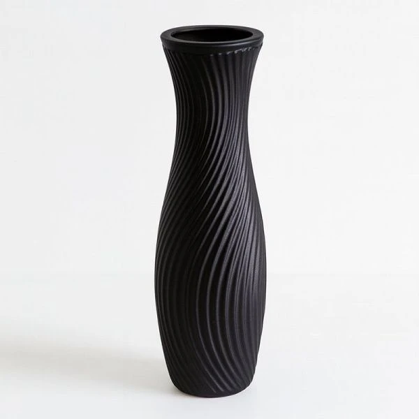 Ваза для сухоцветов 60см керамика черная JC-15993 (8)
