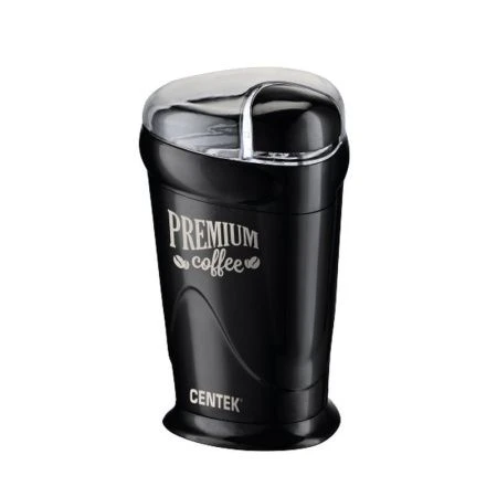 Кофемолка электрическая пластик Centek CT-1358 черная 200Вт, вмест. 60г, 6 чашек  (12)