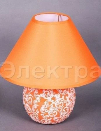 Лампа настольная с абажуром 1075МТ