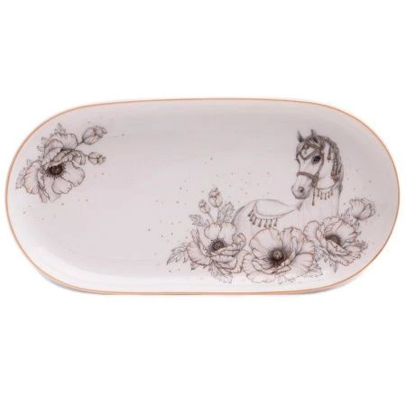 Блюдо 20,5см фарфор Top Style овальное (60)