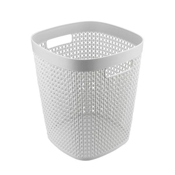 Корзина для бумаг 10л 230*230*270мм пластик ПИРУЛА Смоки (10)