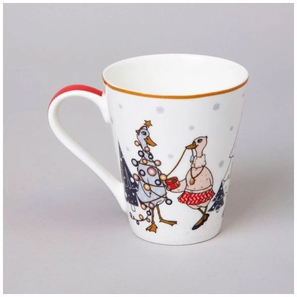 Кружка 270мл фарфор FAMILY CHRISTMAS (24)