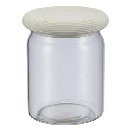Банка для сыпучих продуктов 700мл стекло Desco с силикон.крышкой 74-714 (24)