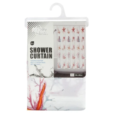 Штора для ванной EVA 180*180 МОРЕ JC-12114 (48)