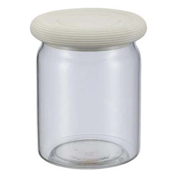 Банка для сыпучих продуктов 700мл стекло Desco с силикон.крышкой 74-714 (24)