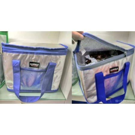 Сумка холодильник туристическая ПВХ 8л 28*15*20см cl603-3/JC-7950 (75)