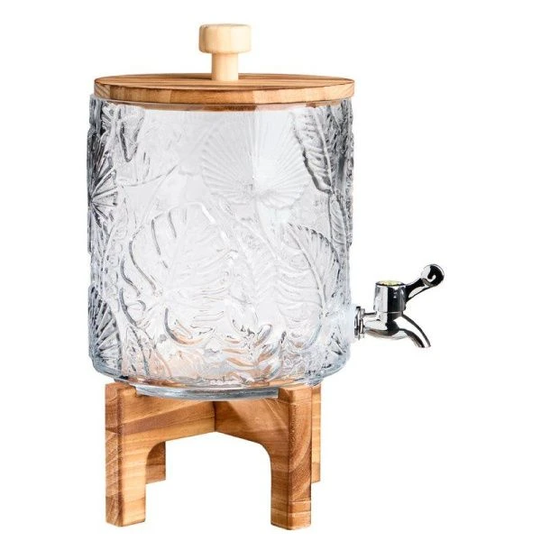 Лимонадница 4л стекло FLORA (4)