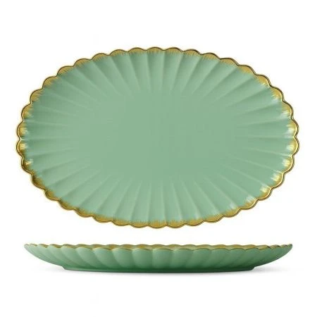 Столовый набор 39пр керамика RILEY мятный