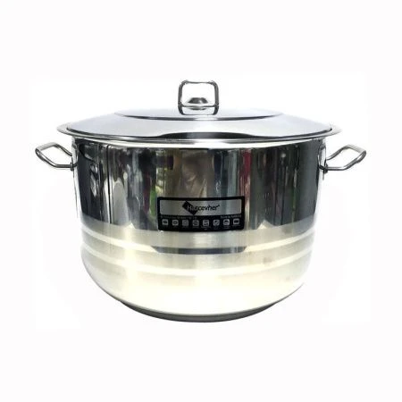 Кастрюля 28л 38*25см нерж.сталь Hascevher Gastro 3TTCLK2838003 1109.014 (1)