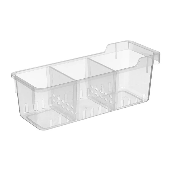 Контейнер универсальный 5л 145*380*140мм пластик Cypress с разделителями бесцветный (20) 221331901/0