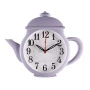 Часы настенные 29*34см пластик РУБИН Чайник сиреневый (10)