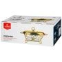 Мармит 2,4л стекло на мет.подставке Silver (6)