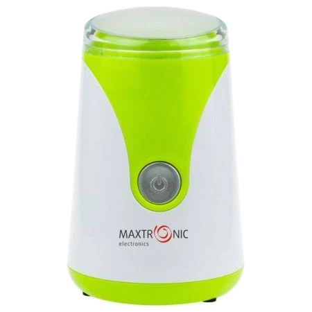Кофемолка электрическая пластик MAXTRONIC MAX-831 роторная 180Вт, вместимость 50г (12) Кофемолка электрическая пластик MAXTRONIC MAX-831 роторная 180Вт, вместимость 50г (12)