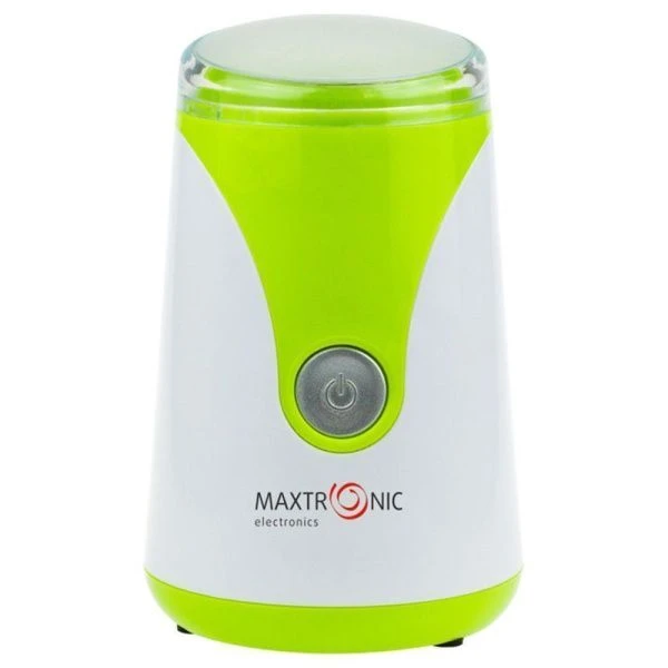 Кофемолка электрическая пластик MAXTRONIC MAX-831 роторная 180Вт, вместимость 50г (12) Кофемолка электрическая пластик MAXTRONIC MAX-831 роторная 180Вт, вместимость 50г (12)