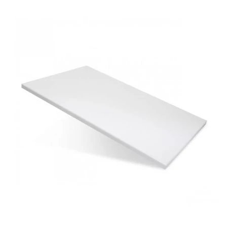 Доска разделочная 530*325*18мм пластик белая (10)