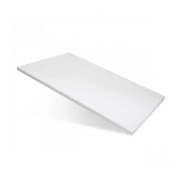 Доска разделочная 530*325*18мм пластик белая (10)