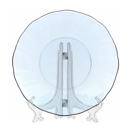 Тарелка мелкая 23см стекло MARMARIS BLUMARINE обеденная (6)