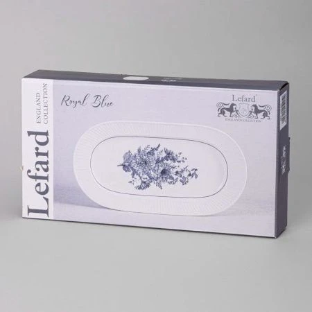 Блюдо 30*16,5*2,5см фарфор Royal Blue овальное (30) Блюдо 30*16,5*2,5см фарфор Royal Blue овальное (30)