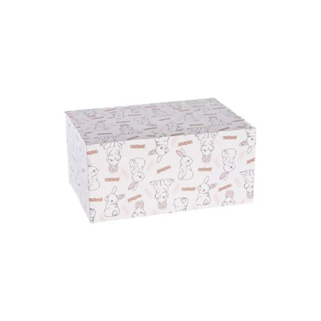 Блюдо сервировочное 30*16,5*10см керамика ЗАЙКА цвет розовый 7434239 (12)