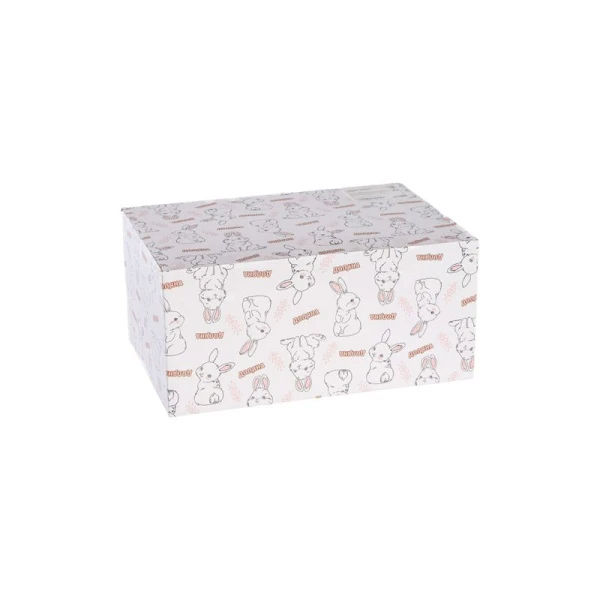 Блюдо сервировочное 30*16,5*10см керамика ЗАЙКА цвет розовый 7434239 (12)