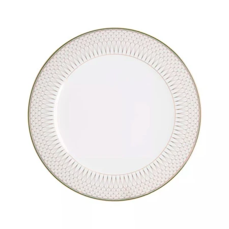 Столовый набор 27пр фарфор ИЗУМРУД на 6 персон бело-зеленый с золотистым кантом AL-1005/27-E11 (2)