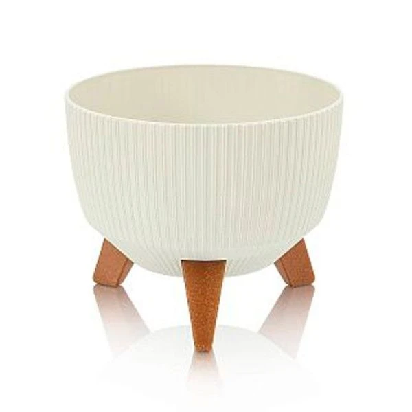 Кашпо 5,4л пластик Vinto слоновая кость (5)