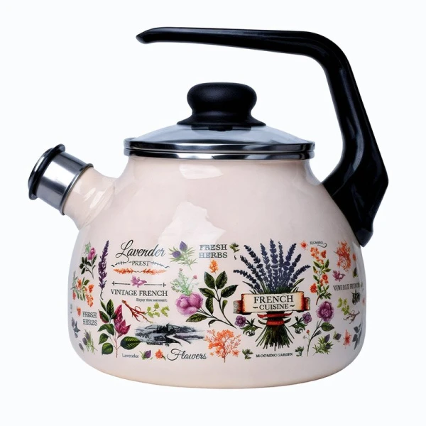 Чайник со свистком 3л эмаль ЭДЕМ ТМ Appetite 4с209я (4)