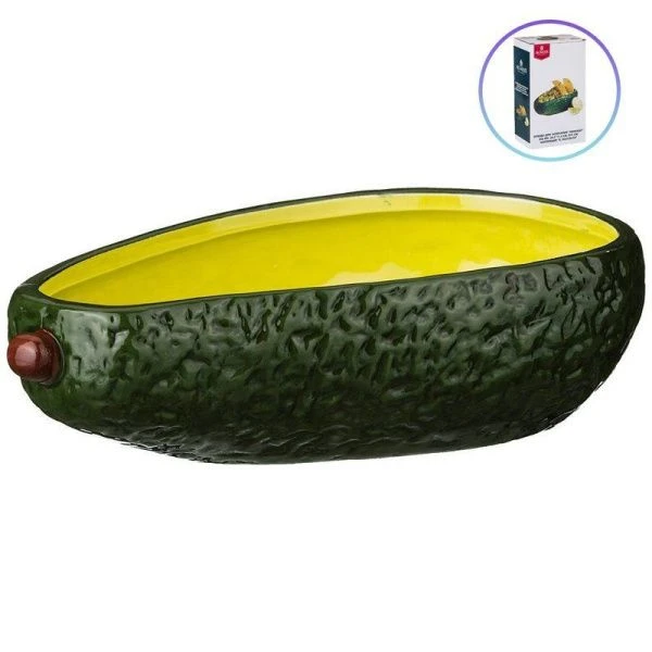 Блюдо для запекания 500мл 20,5*11,5*6см керамика АВОКАДО (18)