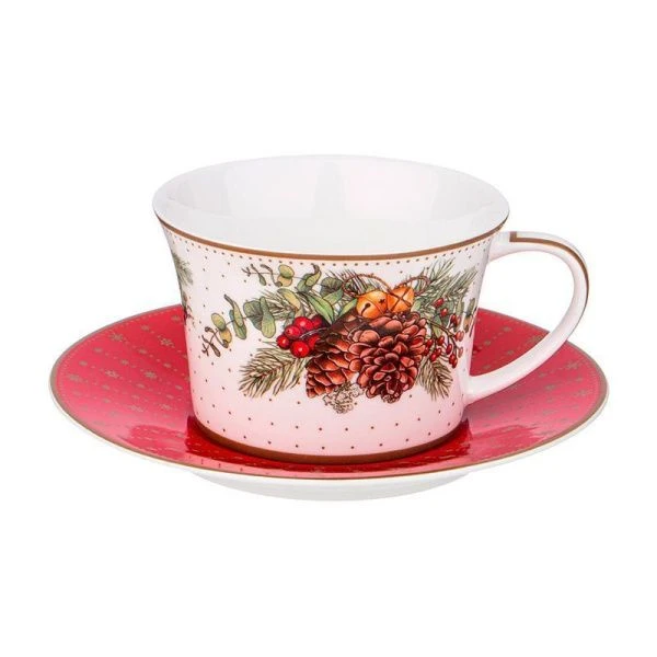 Чайный набор 2пр фарфор Celebration на 1 персону 250мл (24)