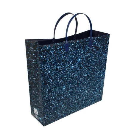 Пакет с пластиковой ручкой полиэтилен 30*30*10см Звездный мир 19-195 (20/200)