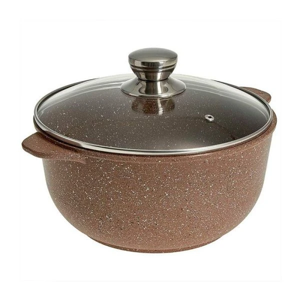 Кастрюля 4л алюминий АП АЛТАЙ стекл.крышка (6)