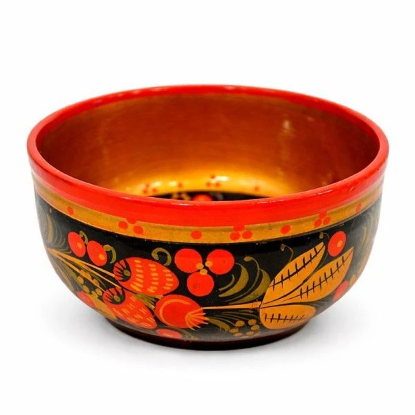 Супница дерево с хохломской росписью большая (1)