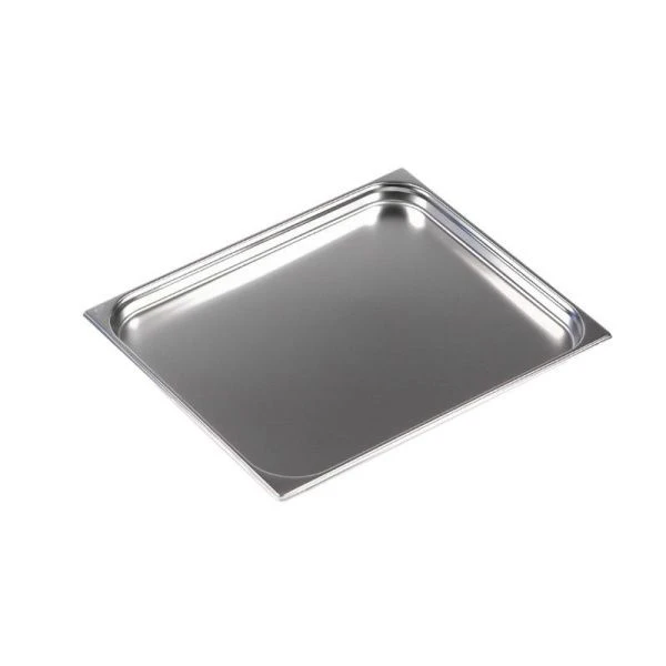 Гастроемкость 0,8мм нерж. 2/1*1" 654*530*40мм без крышки (6)